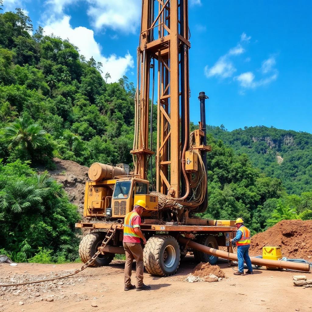 Perforación y sondeo geológico